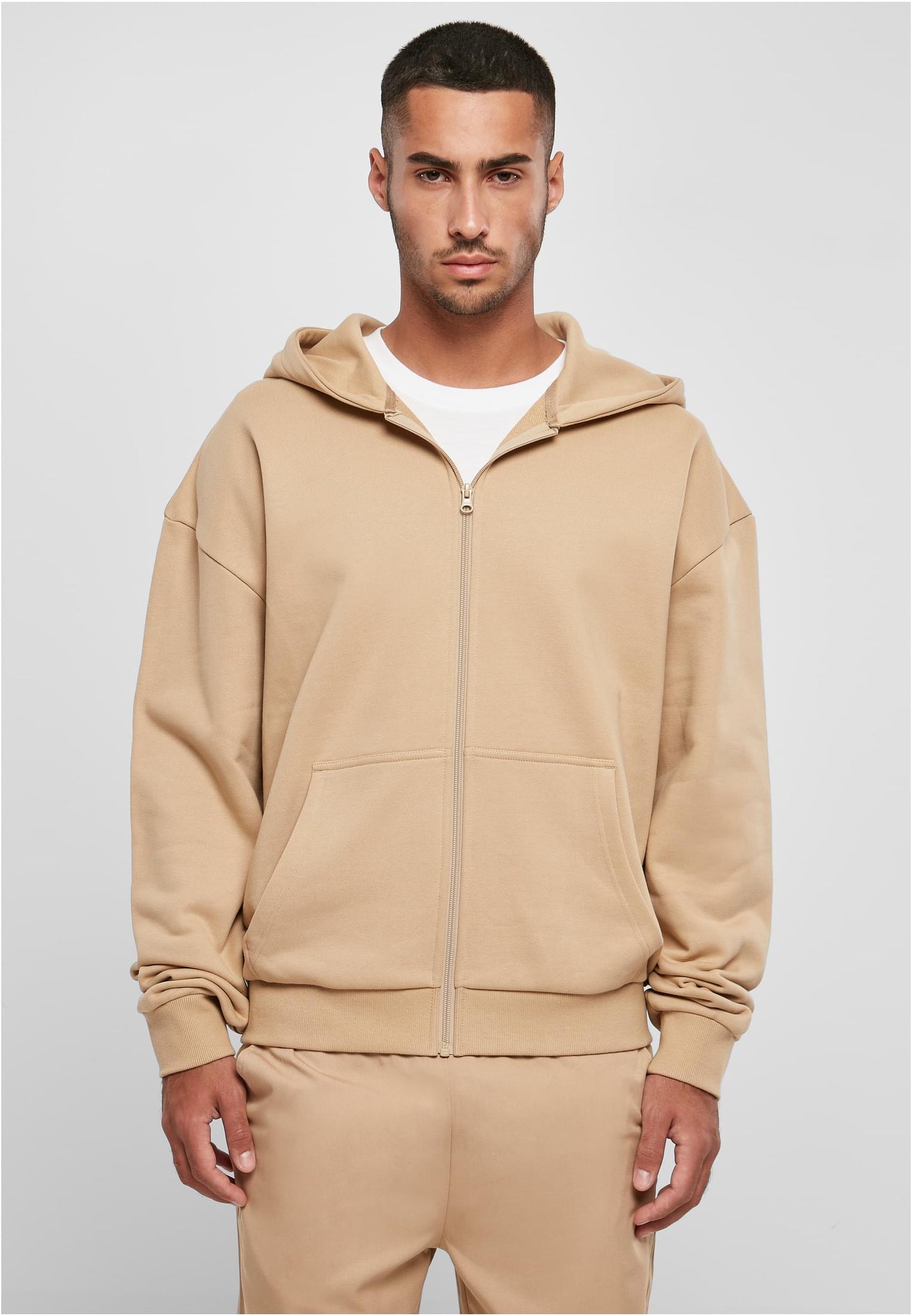 Ultra Heavy Zip kapuutsiga dressipluus Union Beige