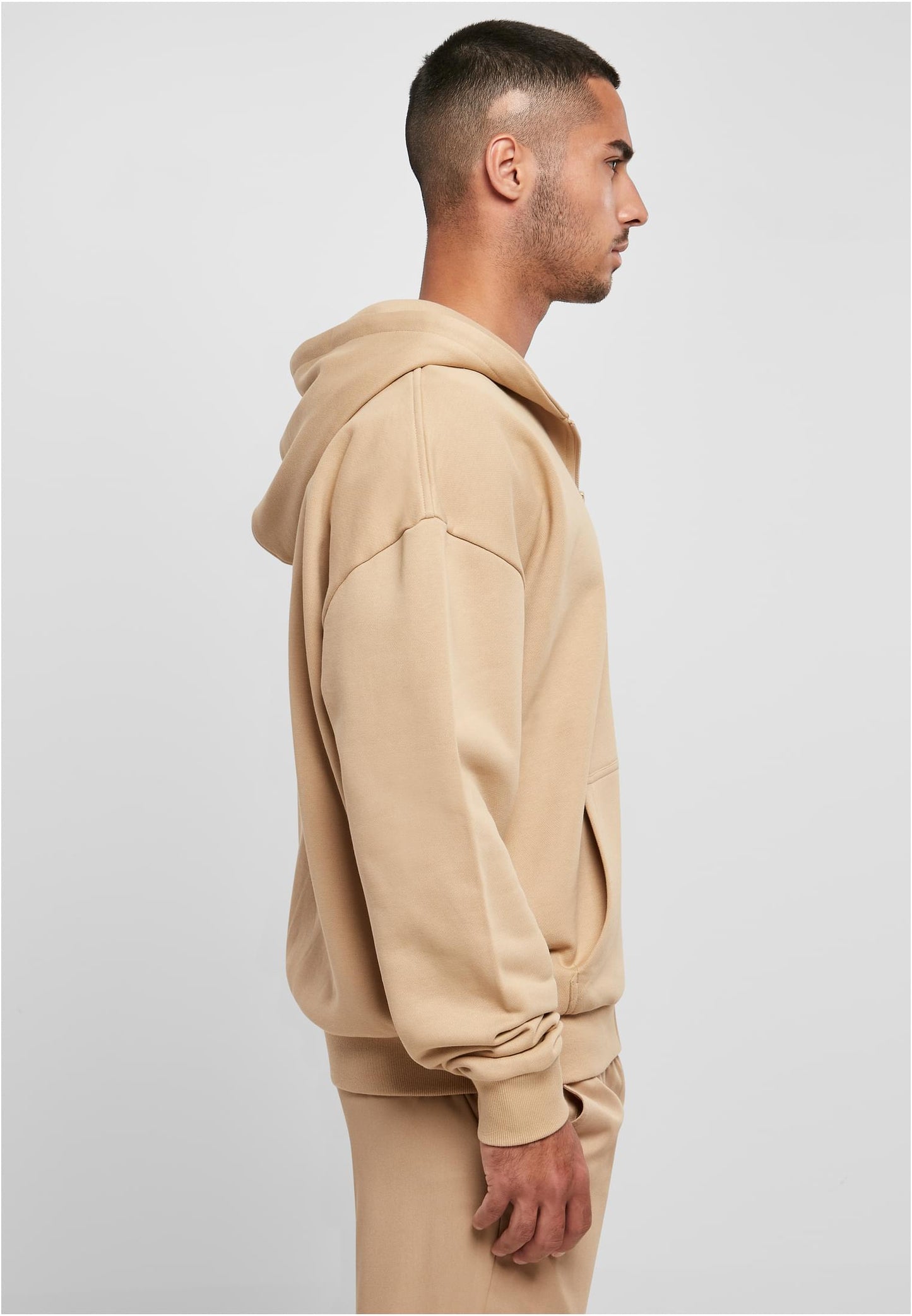 Ultra Heavy Zip kapuutsiga dressipluus Union Beige