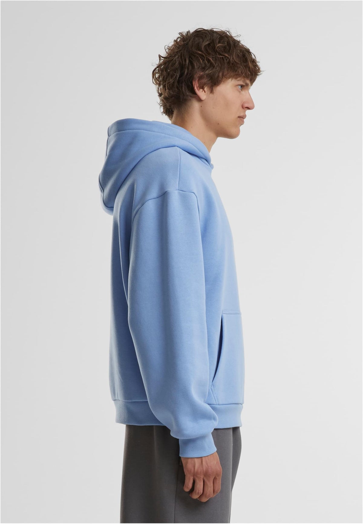 Fluffy Hoody Powder Blue