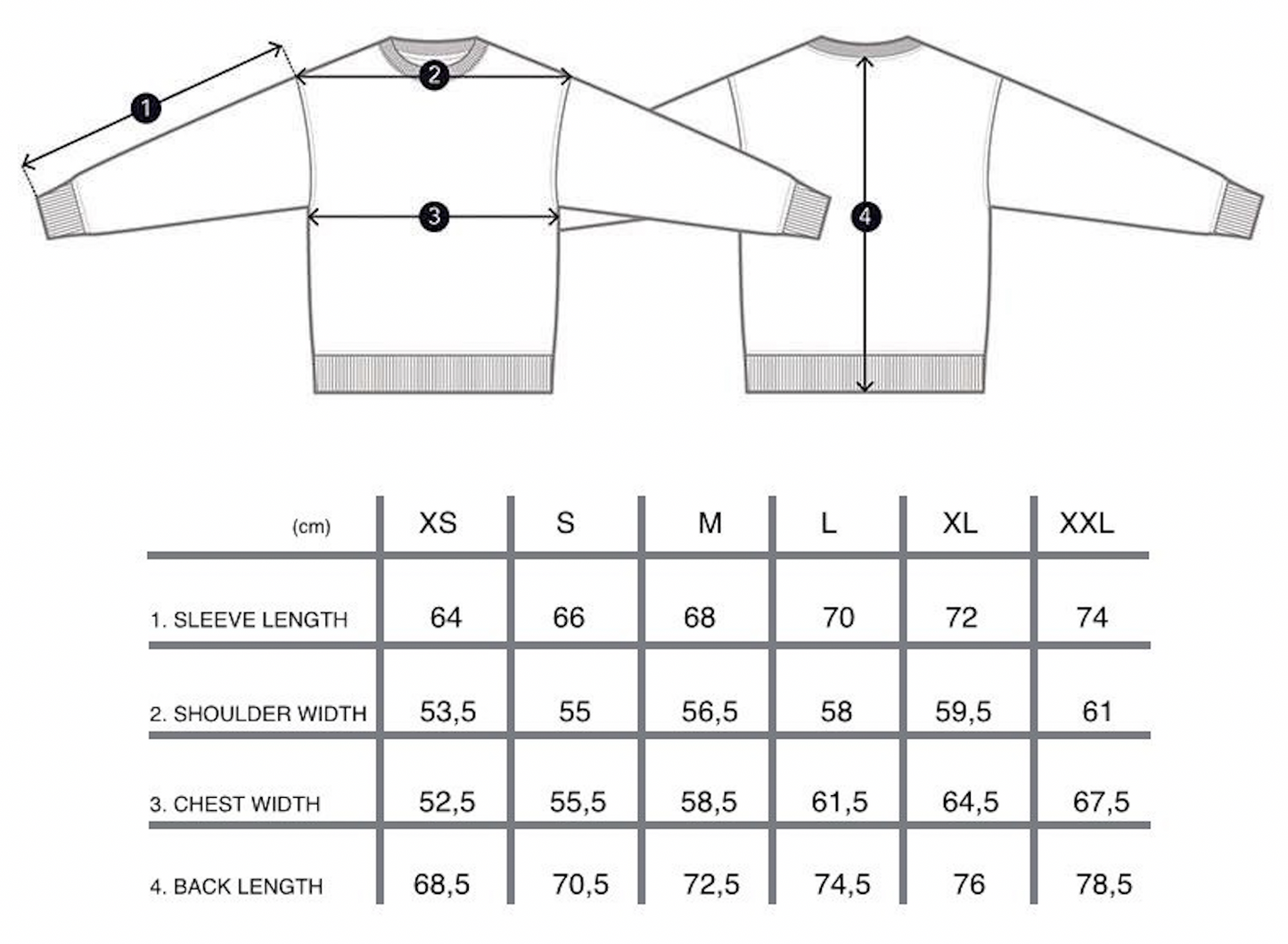 Unisex pikkade varrukatega särk 240 Washed Black