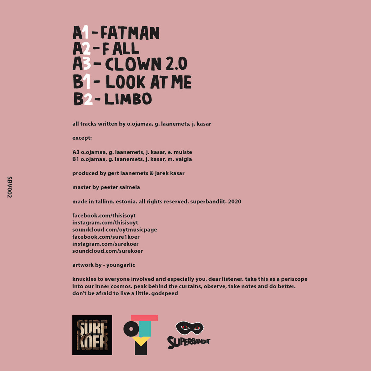 Surekoer x Oyt EP "Behind the transparent curtains"