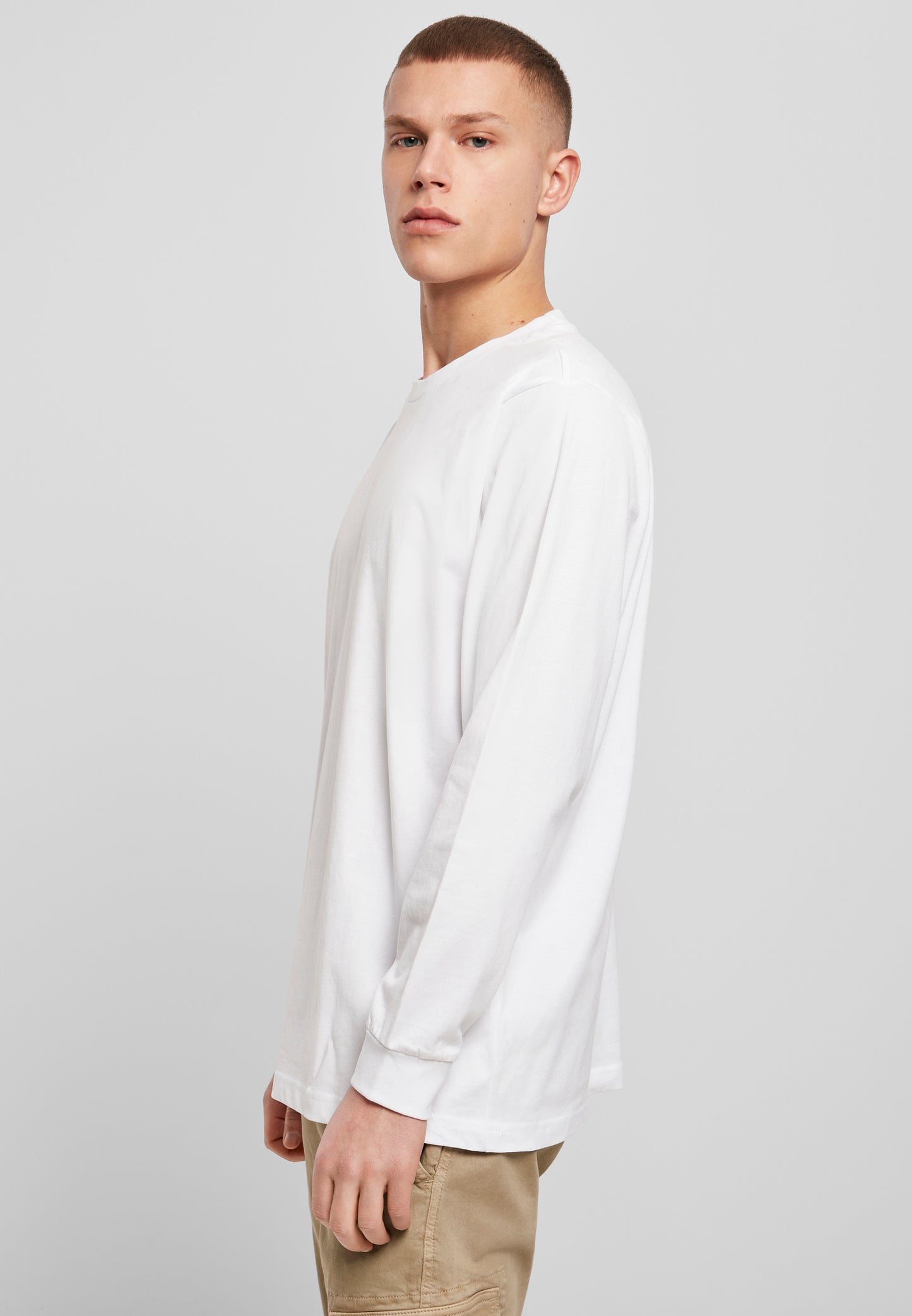 Longsleeve With Cuffrib White