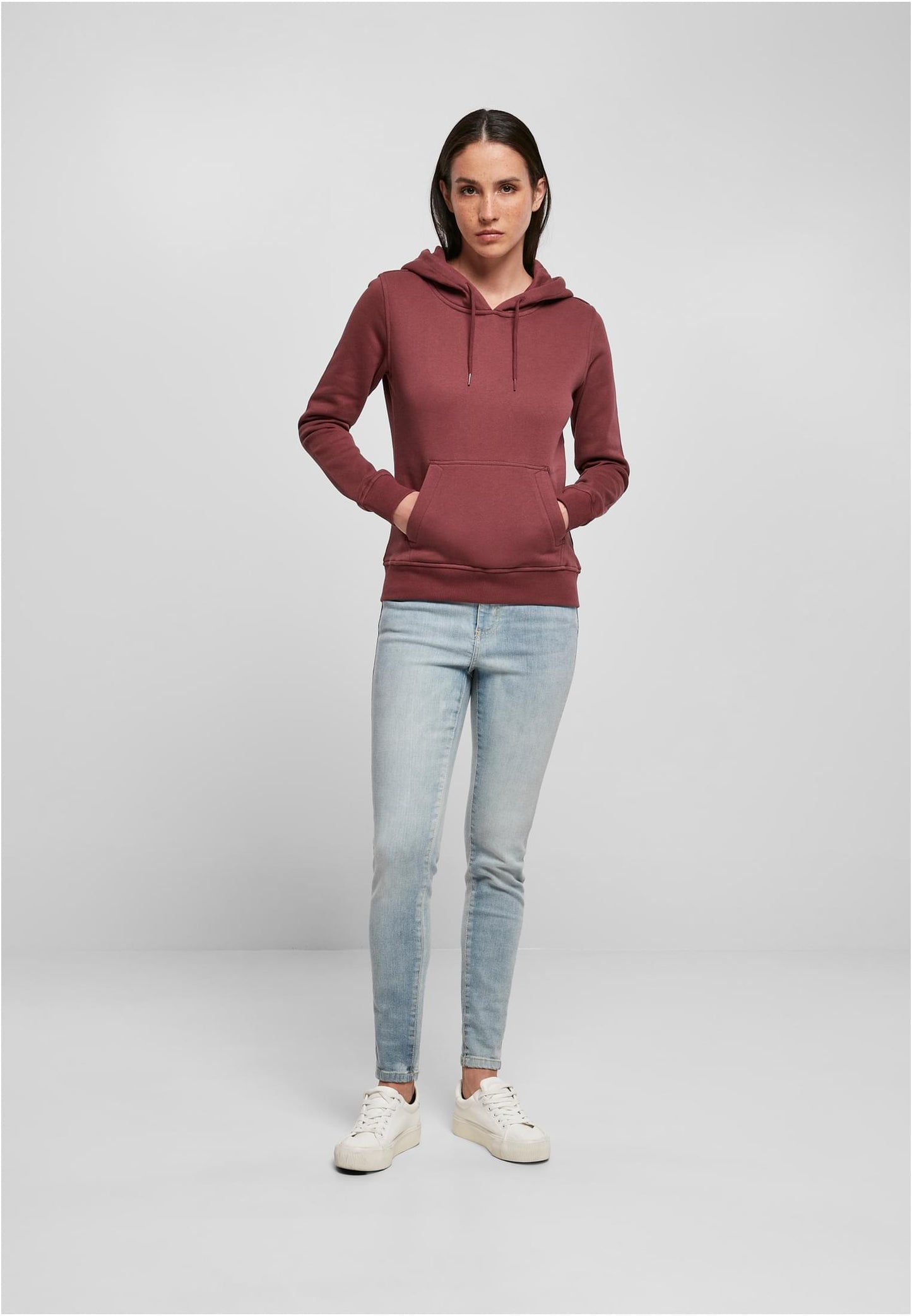 Ladies Organic Hoody Cherry