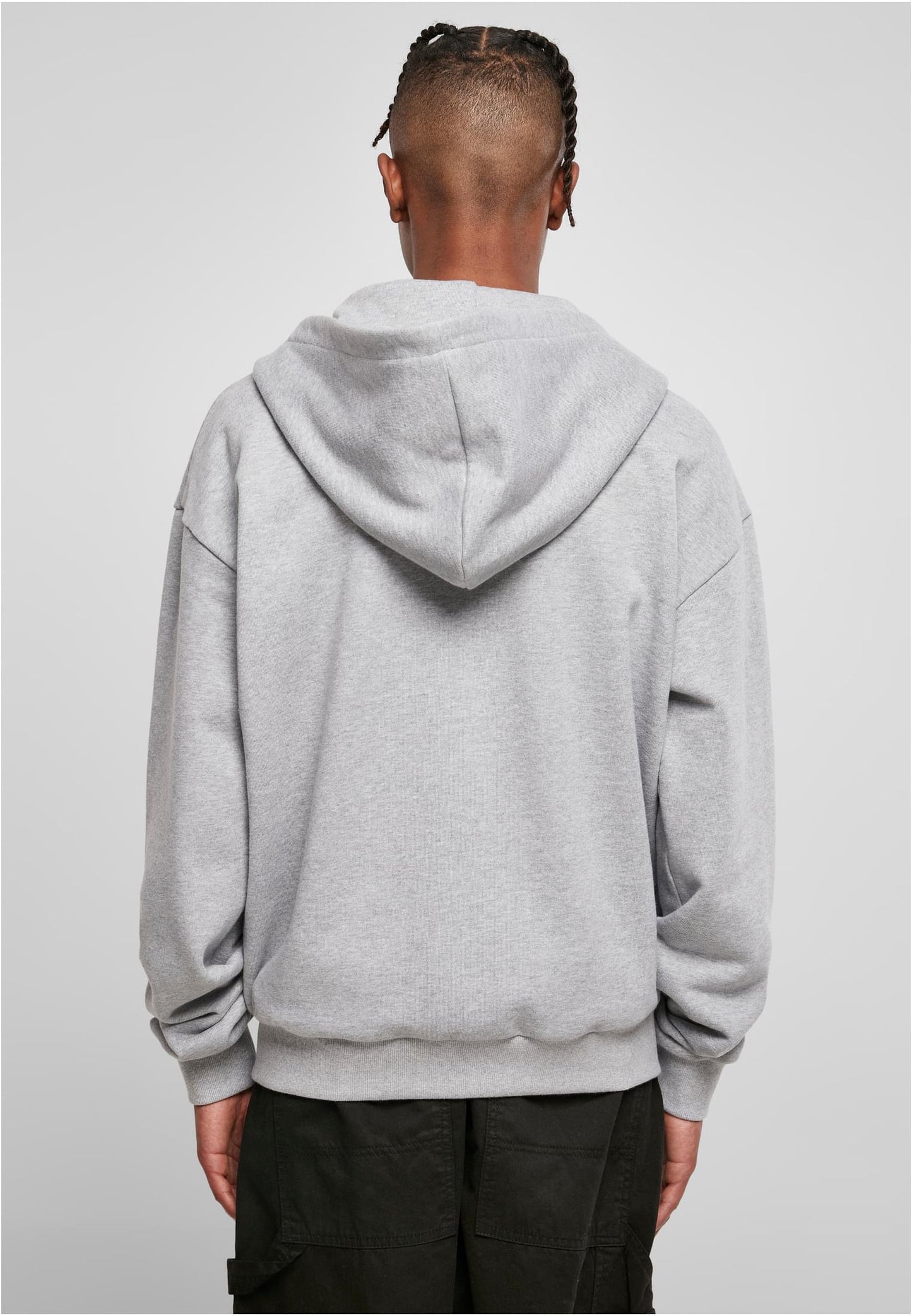 Ultra Heavy Zip Hoody Heather Grey