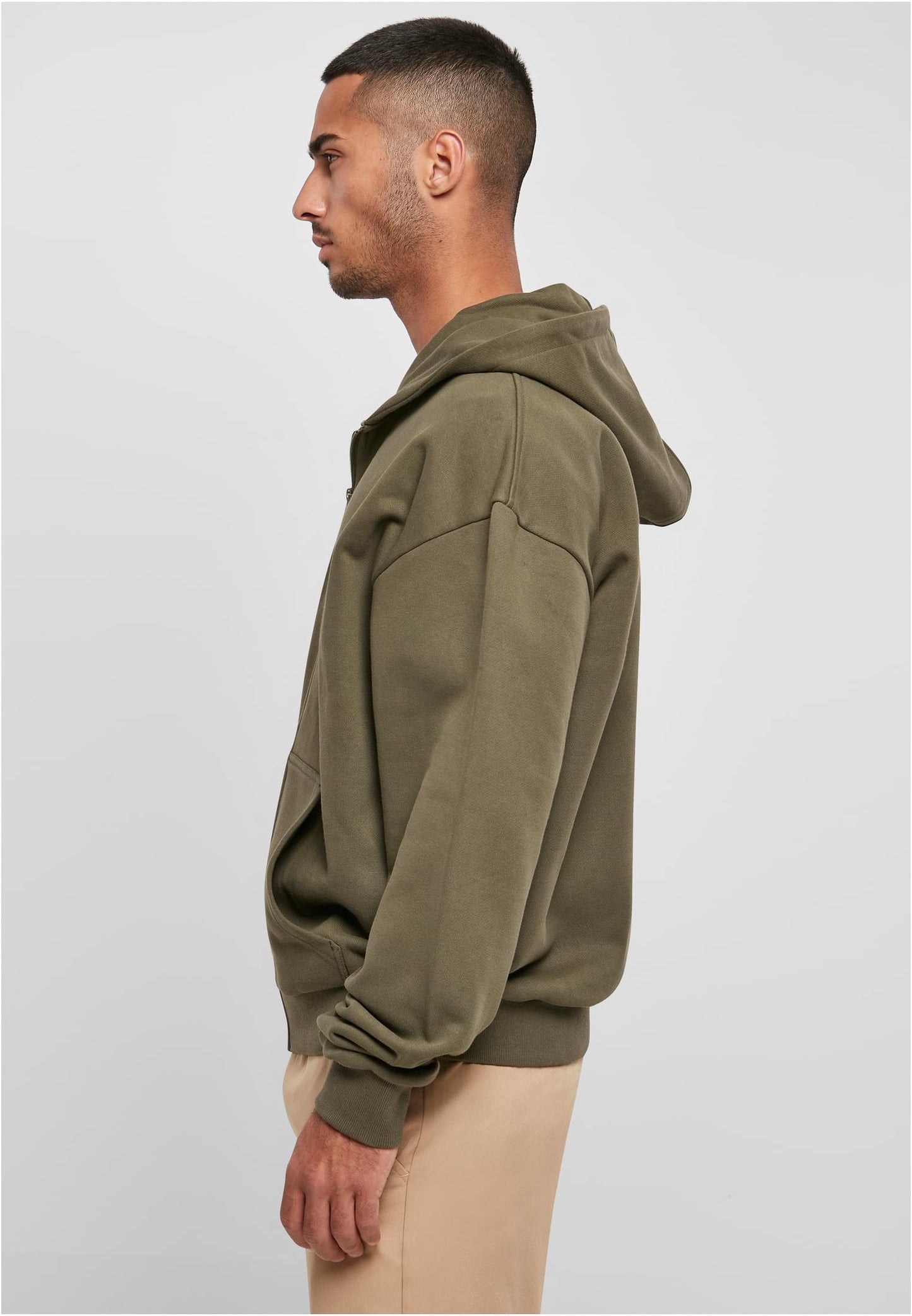 Ultra Heavy Zip Hoody Olive