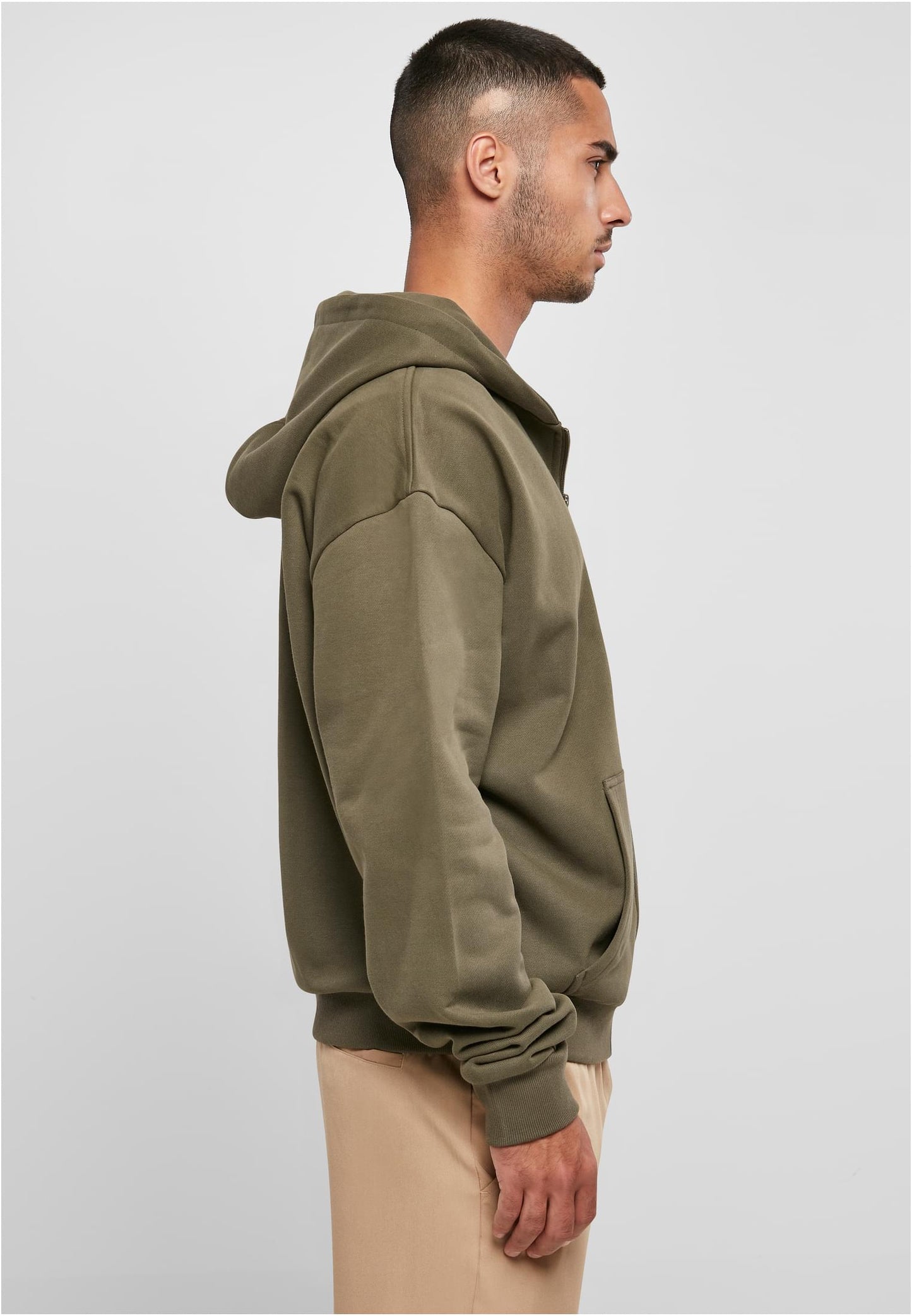 Ultra Heavy Zip Hoody Olive