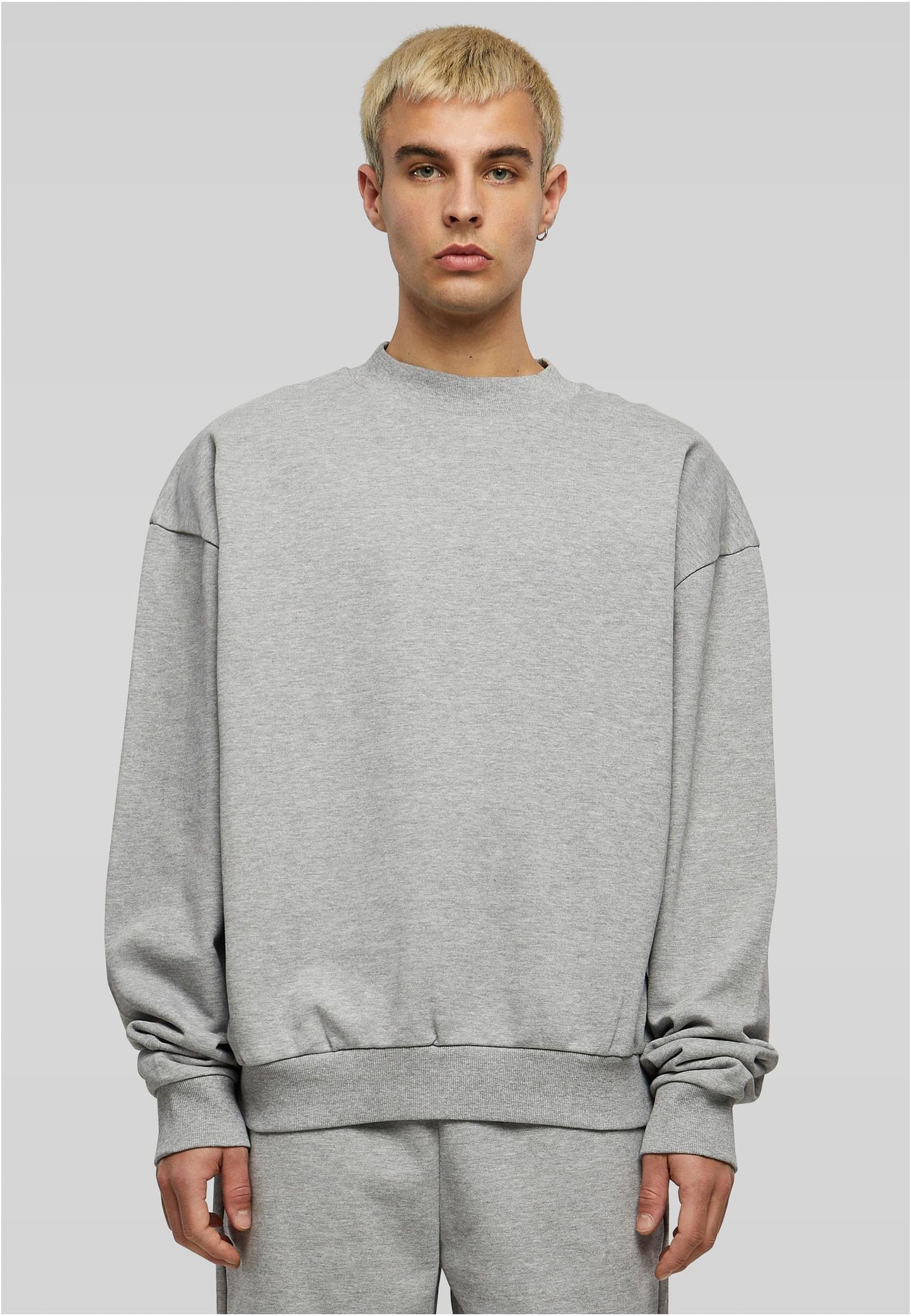 Ultra Heavy Cotton Crewneck  Heather Grey