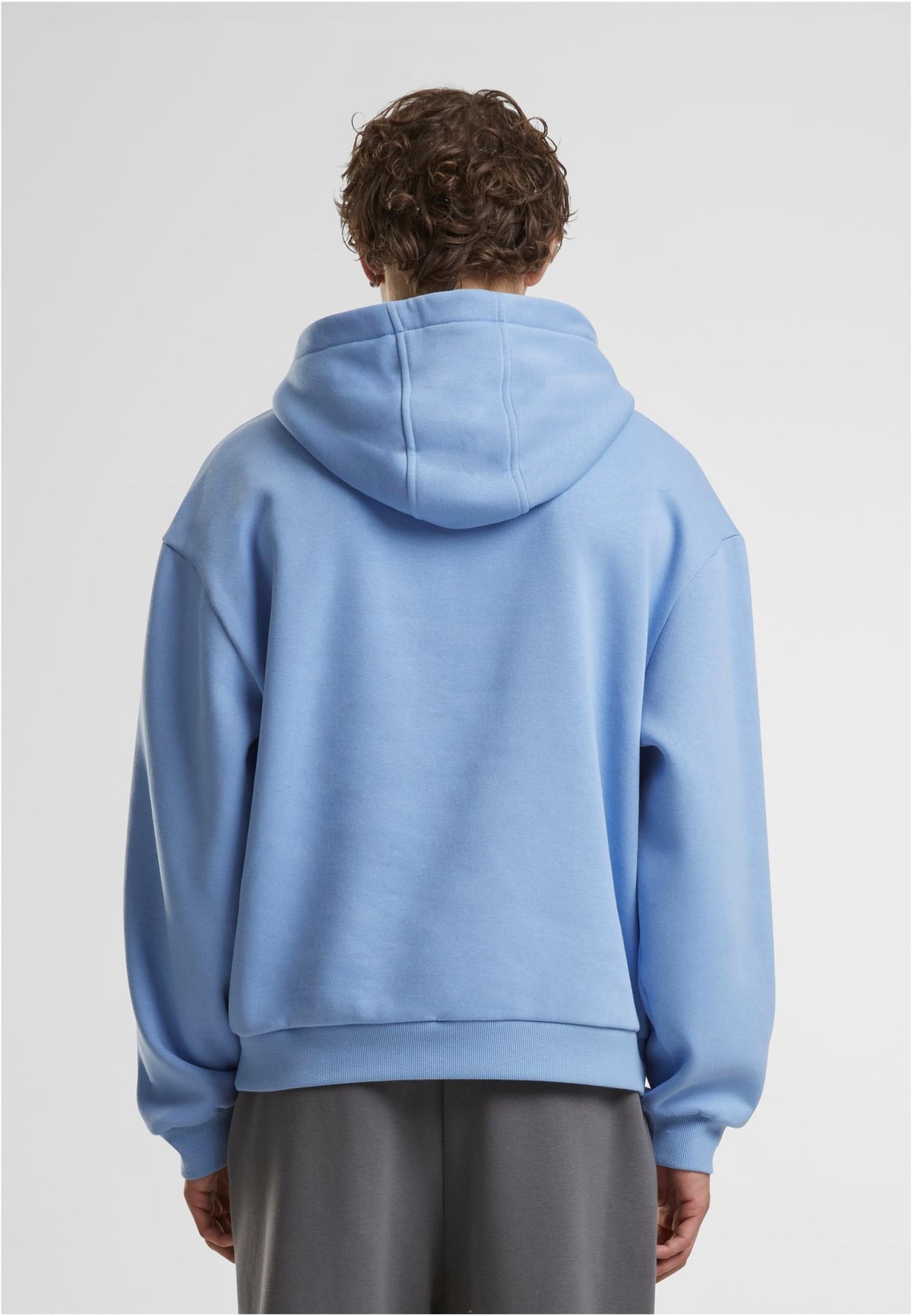 Fluffy Hoody Powder Blue