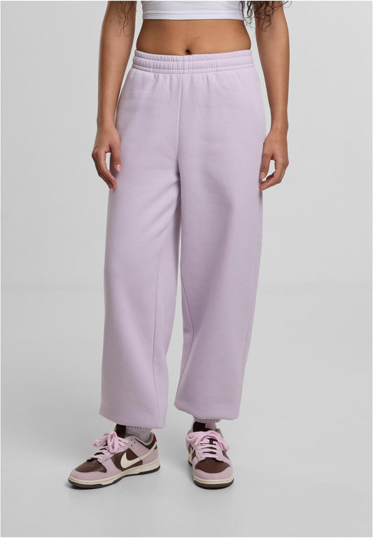 Ladies Fluffy Sweatpants Lilac