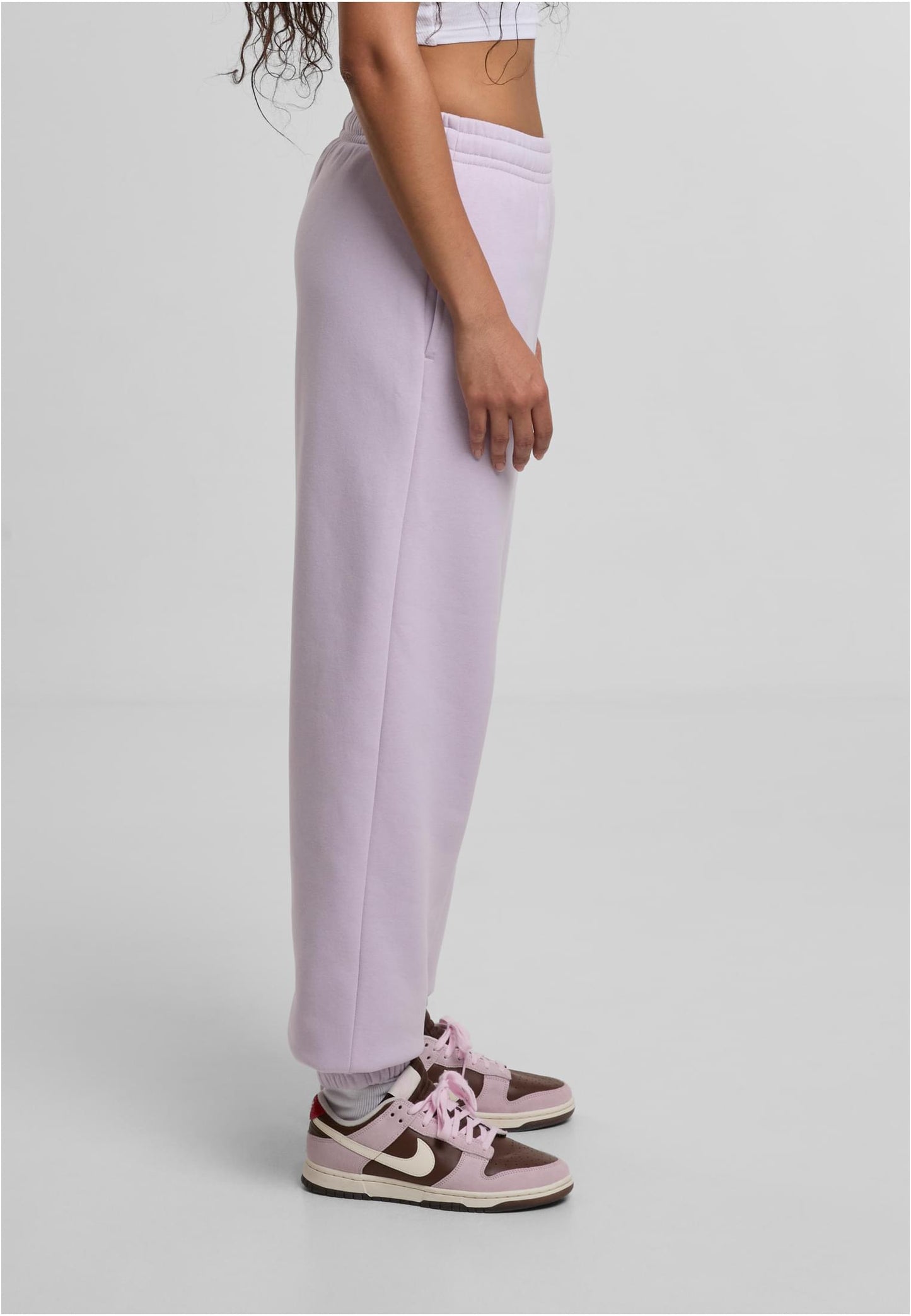 Ladies Fluffy Sweatpants Lilac