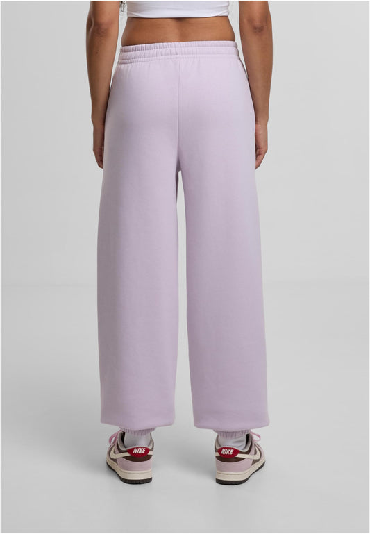 Ladies Fluffy Sweatpants Lilac