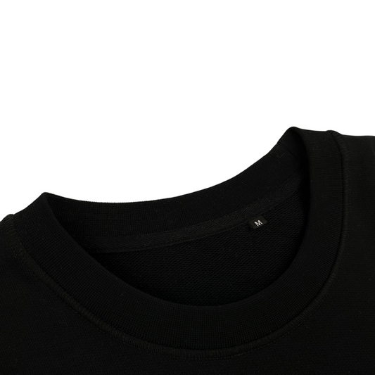 Unisex ümara kaelusega pluus, suurus 400, must
